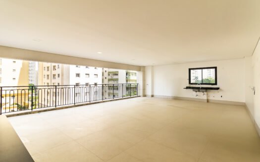 Apartamento Novo 198m² no Jardim Paulista – 3 Suítes e Varanda